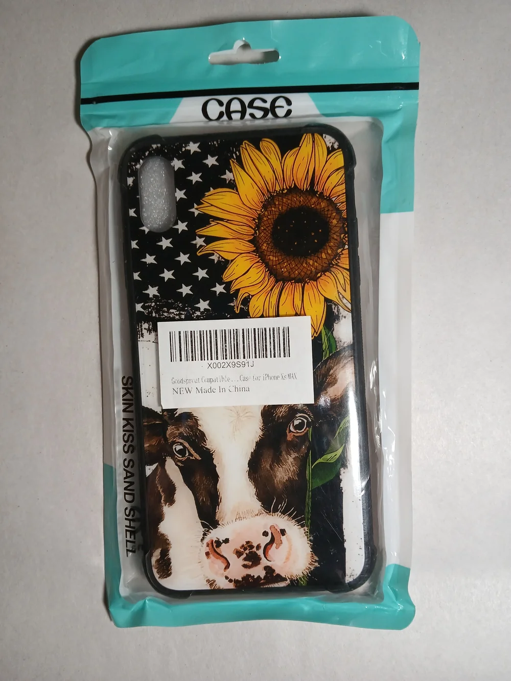 Goodsprout Compatible Sunflower Cow Pattern Phone Case For iPhone Xs MAX New